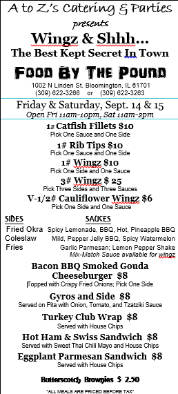 Fri and Sat 9.14 and .15 for website