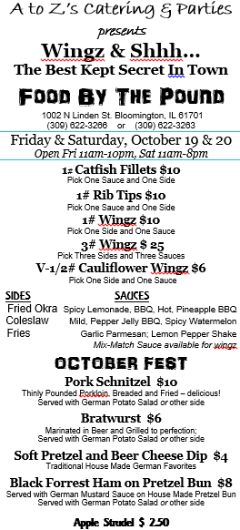 Fri and Sat 10.19 and .20 for website