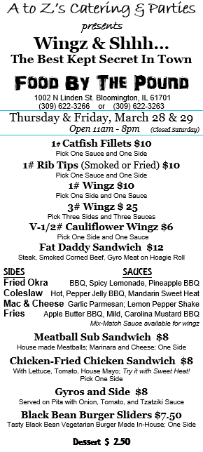 Thurs Fri 3.28 &amp; 29 for website