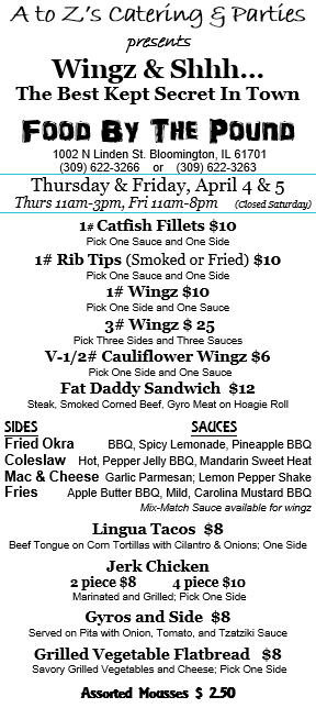 Thurs Fri 4.4 &amp; 5 for website